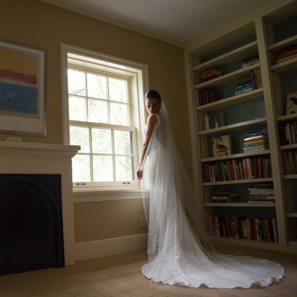 Ivory wedding dress